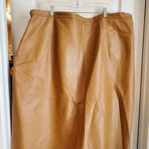 Women's Leather Skirt